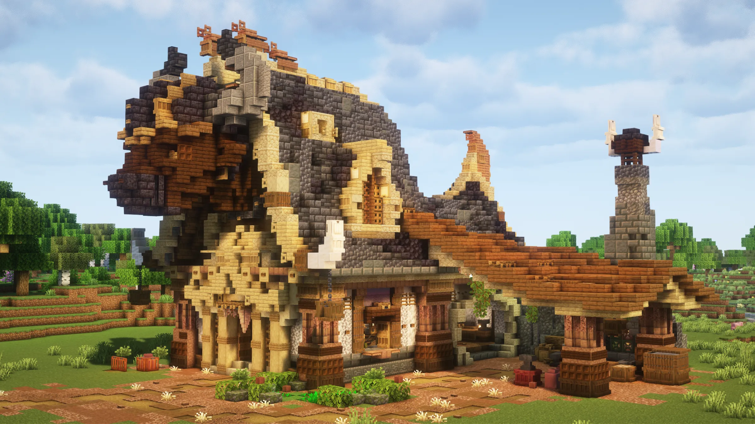 Bull Forge, forja medieval com telhado em forma de touro